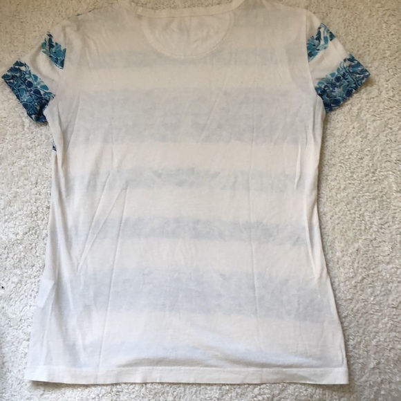 Tory Burch Blue Monarch Nerina Stripe Tee Combo - Picture 4 of 4